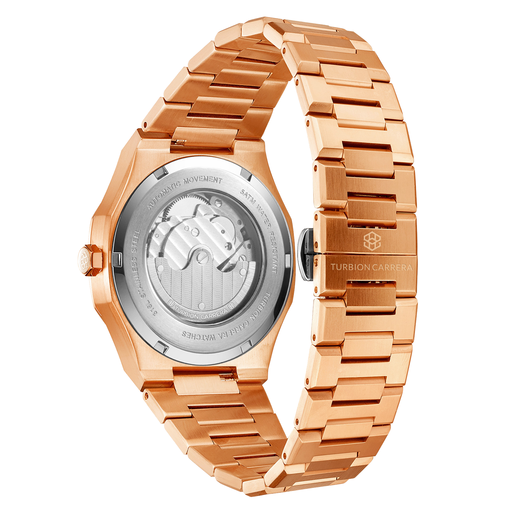 AUTOMATIC DAY-DATE - BROWN & ROSE GOLD