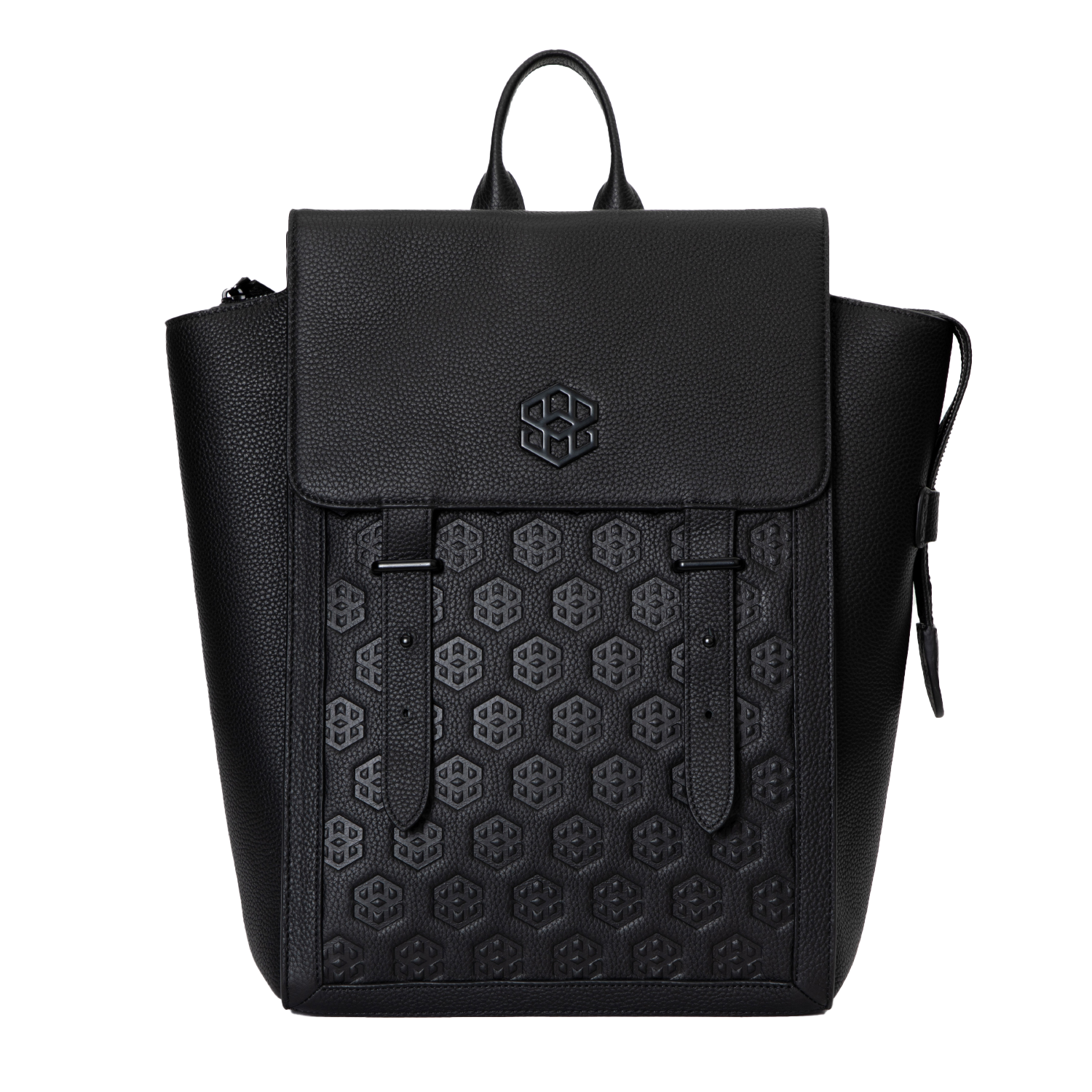 black herondon sling leather backpack brn Disney Lorman featuring clean lines and a classic yet unique design Darren Black Leather Backpack -