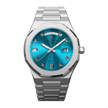 (PRE-ORDER) AUTOMATIC DAY-DATE - SILVER & TIFF BLUE