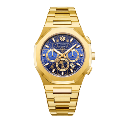 Celestial Automatic Calendar - Gold & Blue